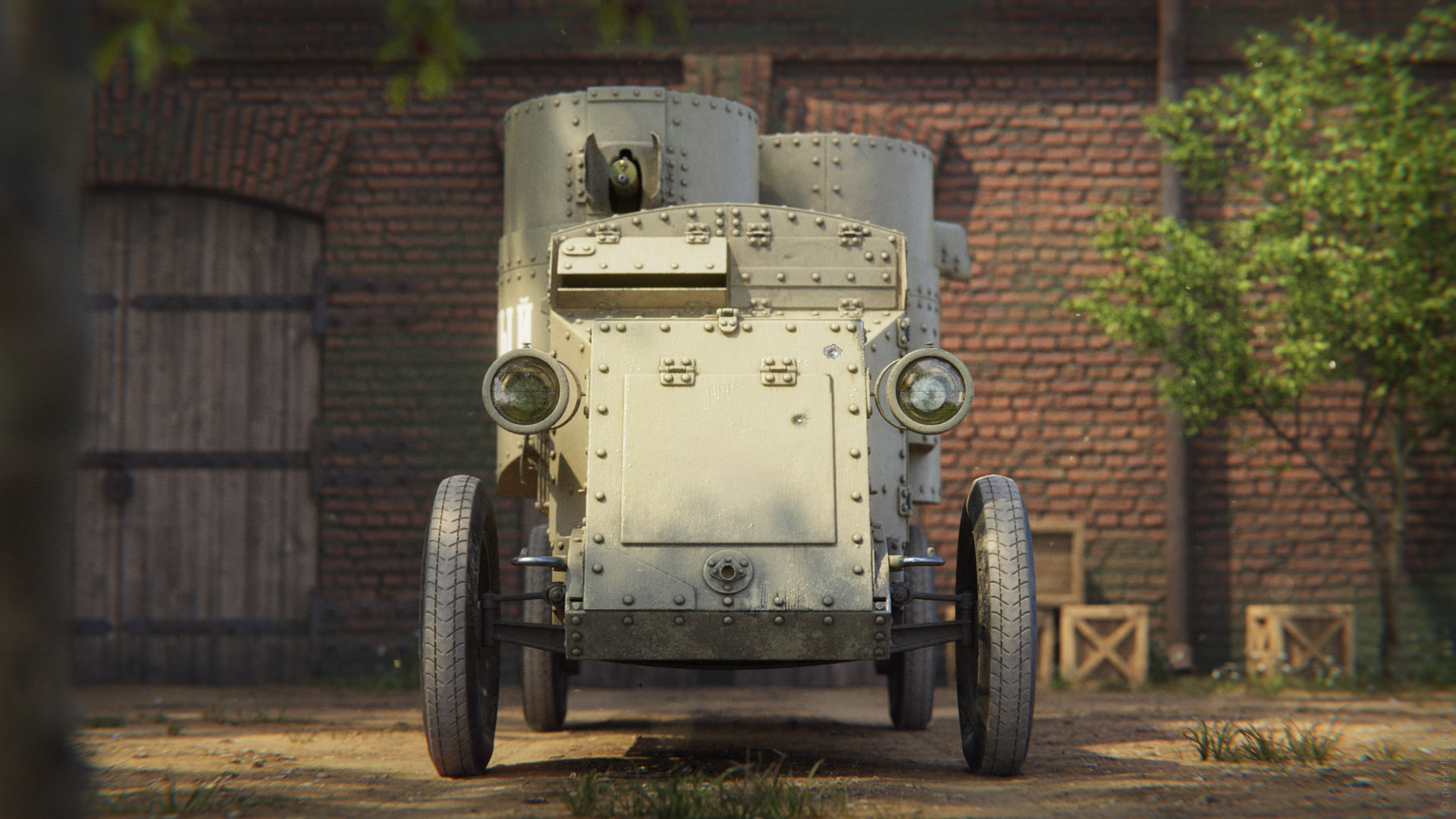 Austin armored car, броневик Остин